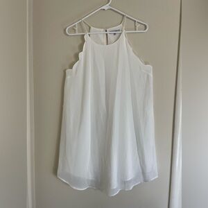White summer night outfit dress
